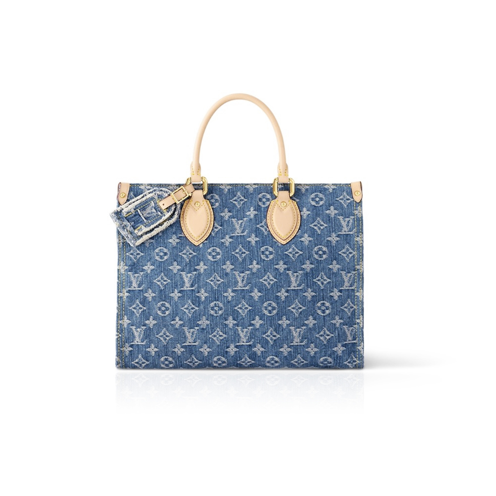 Louis Vuitton LV ONTHEGO Denim Bag