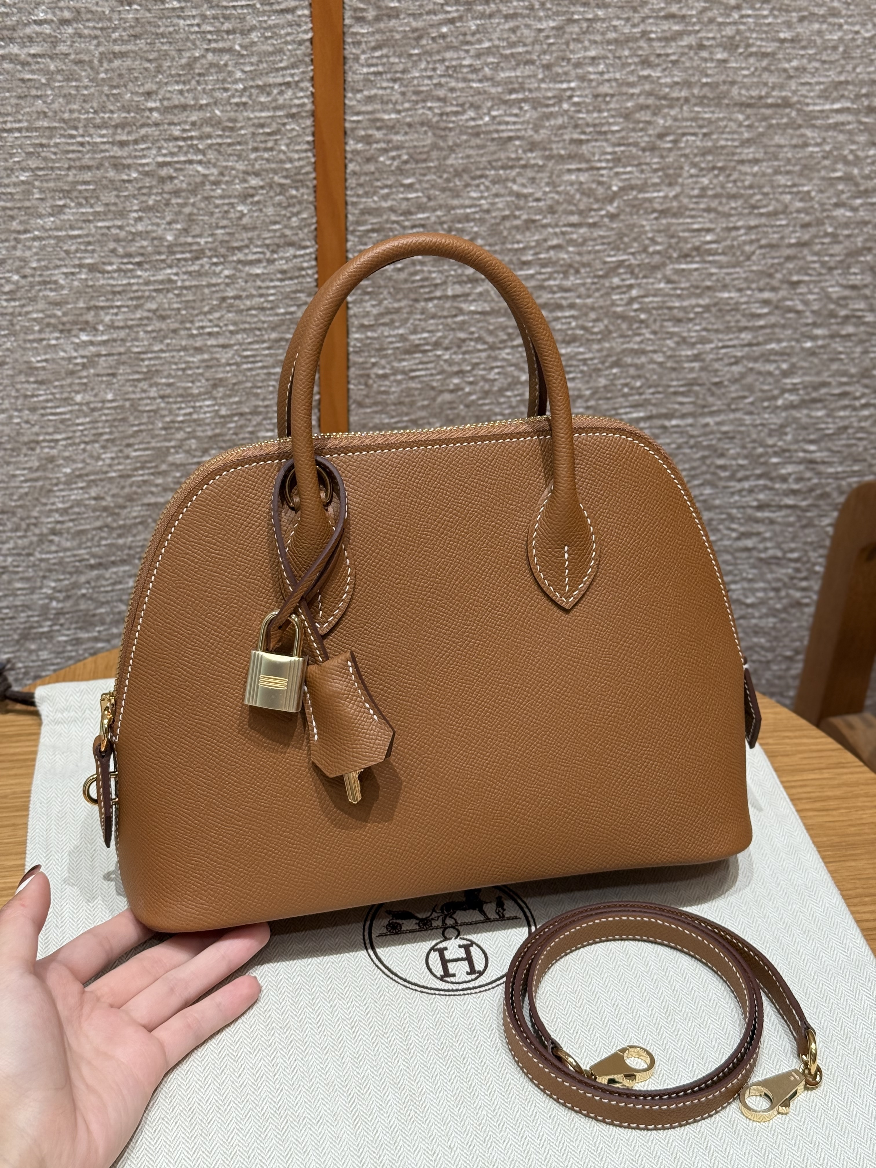 Hermes Gold Epsom Bolide 1923 25