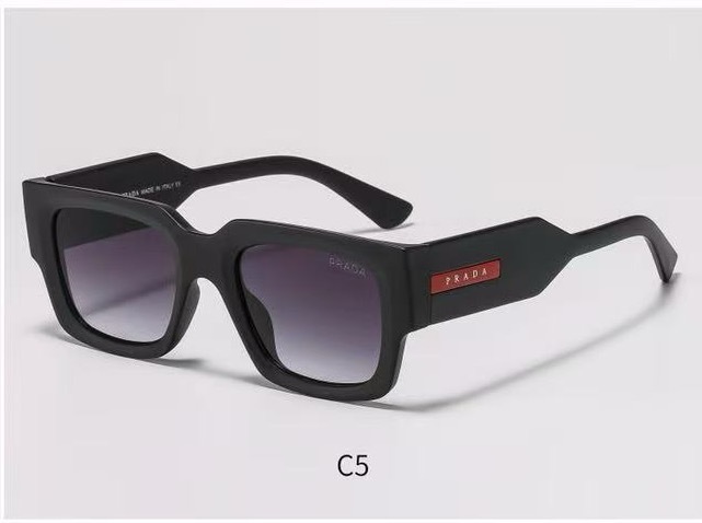 Prada Symbole Geometric Square Sunglasses - KAIROO