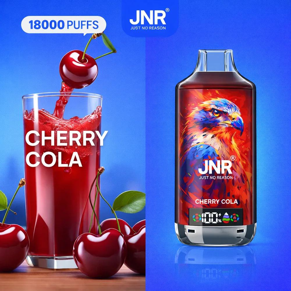 JNR Falcon X 18K Disposable Vape – Cherry Cola - Vaba Vaba
