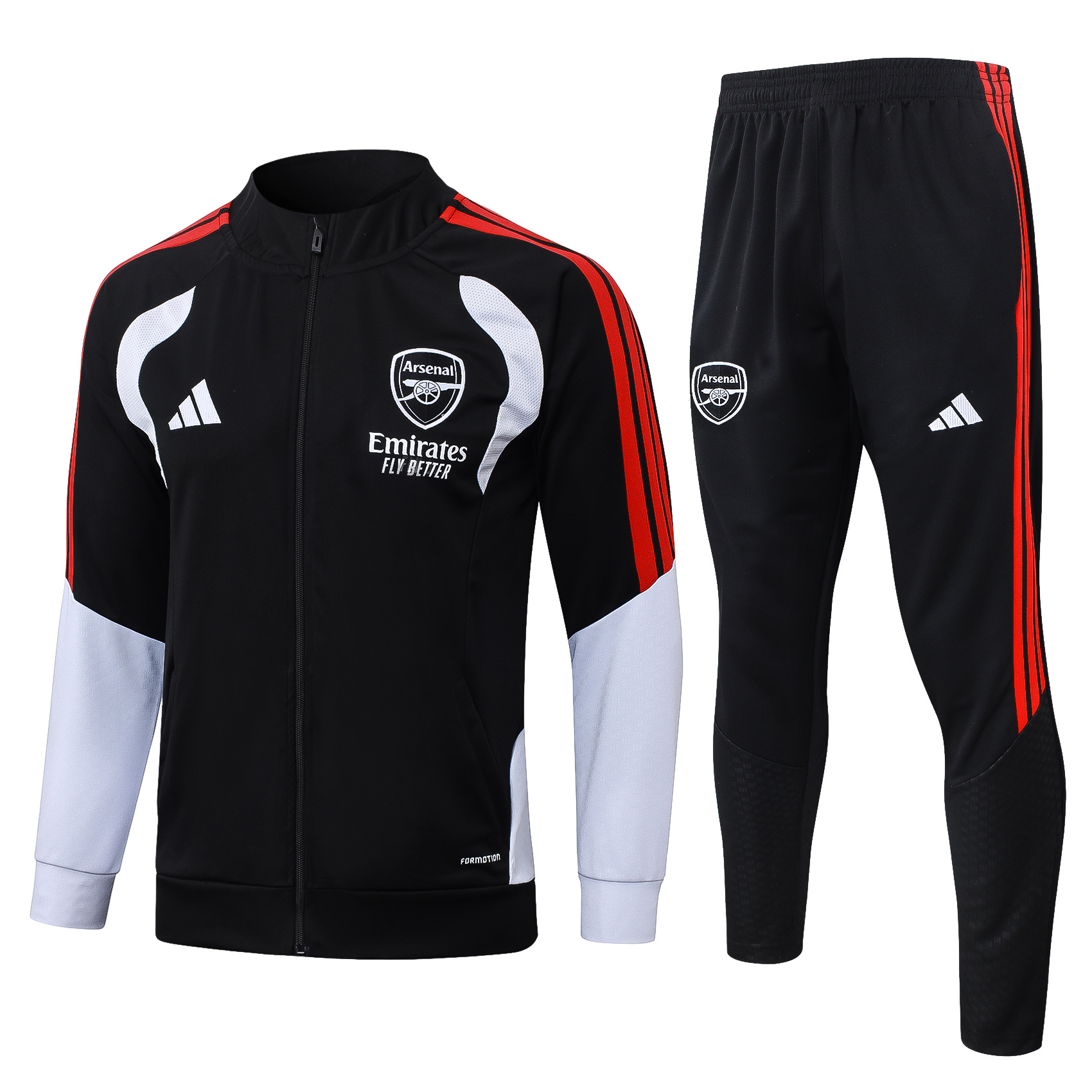 Arsenal 26/27 Full Zipper Training Suit - Black
