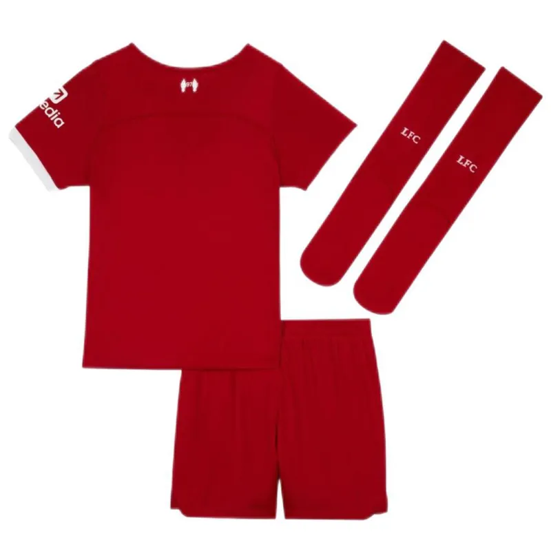 23-24 Kids Liverpool Home Whole Kit(Jersey+Short+Socks)