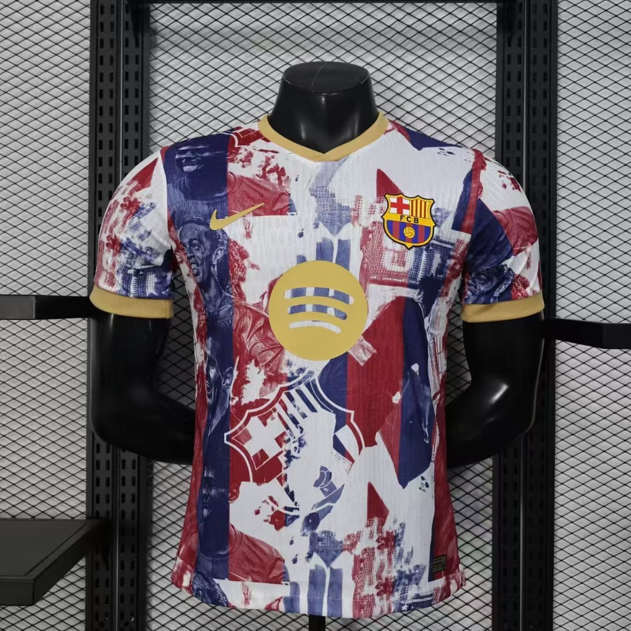 2025-26 Player Version Barcelona Special Edition Red Football Shirt 1:1 Thai Quality