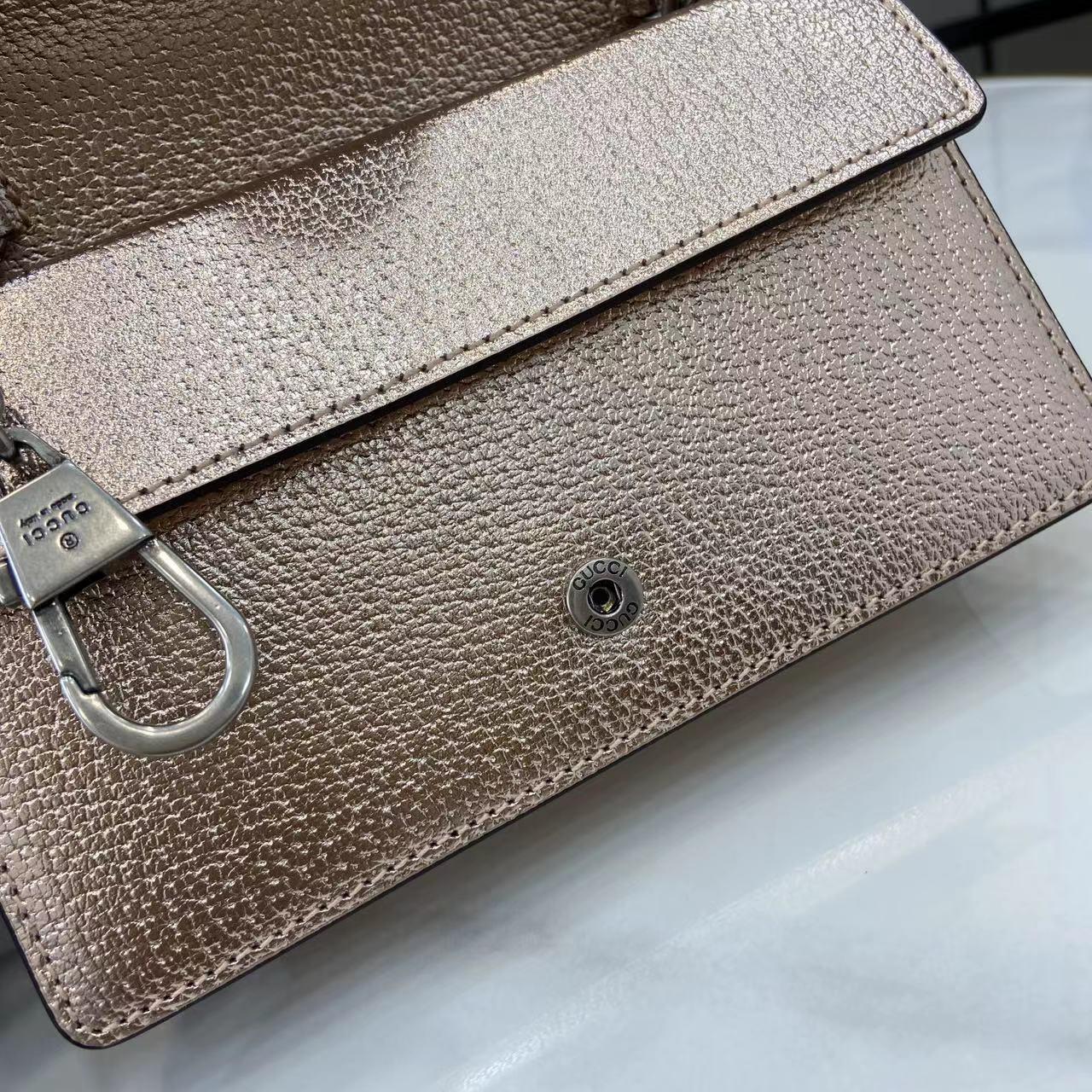 GUCCI rose gold crossbody bag