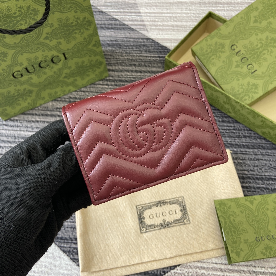Gucci GG Marmont card case wallet 466492