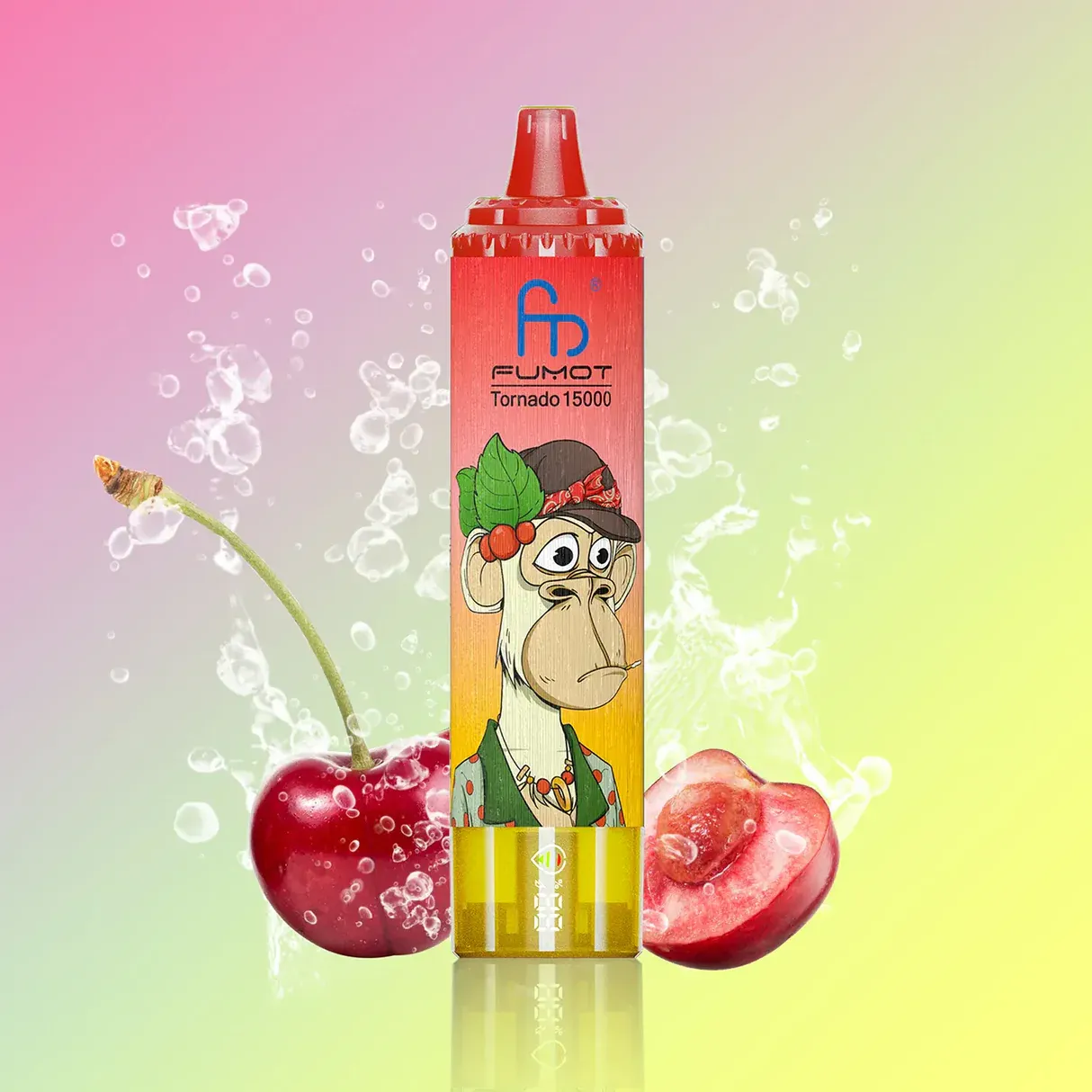 FUMOT Tornado 15K Rechargeable Disposable Vape – Fizzy Cherry - Vaba Vape-Shop