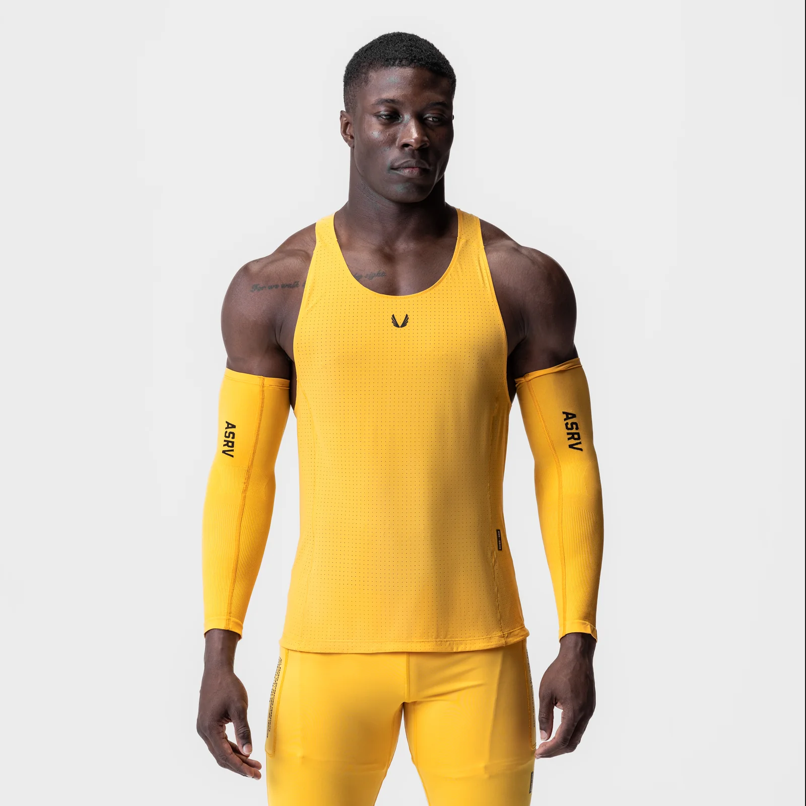 0949. Laser-Vent Singlet Tank - Amber
