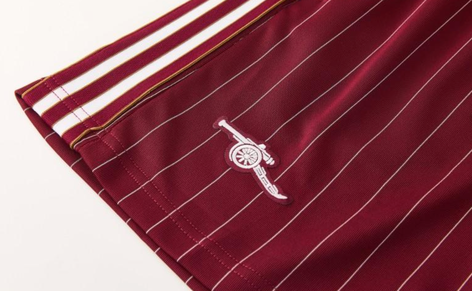 26/27 Arsenal Maroon Pinstripe Short Sleeve+Soccer Shorts S-2XL