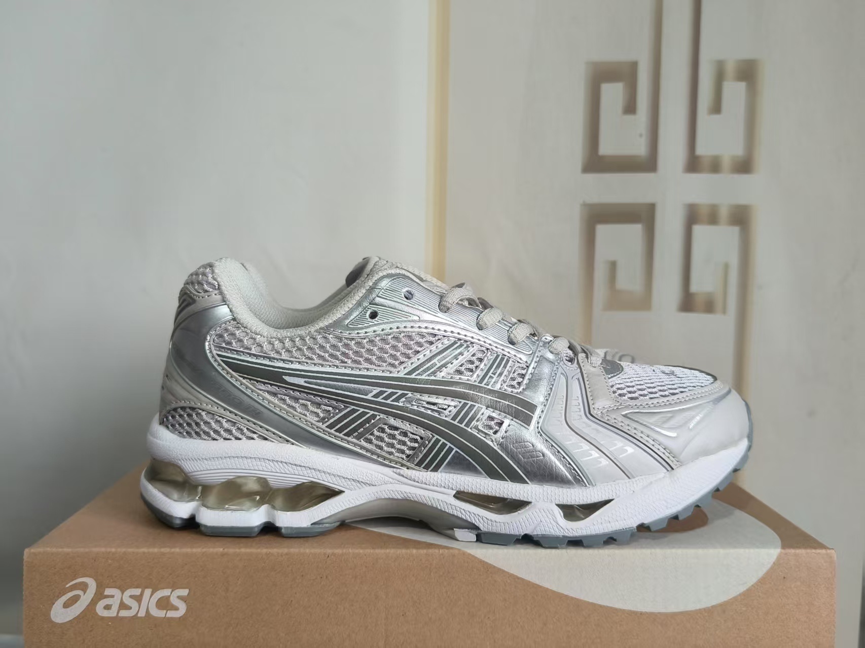 ASICS 1202A056-021 US Men's Sizes6 to 11 in half sizes Silver Grey Shoes tianlong