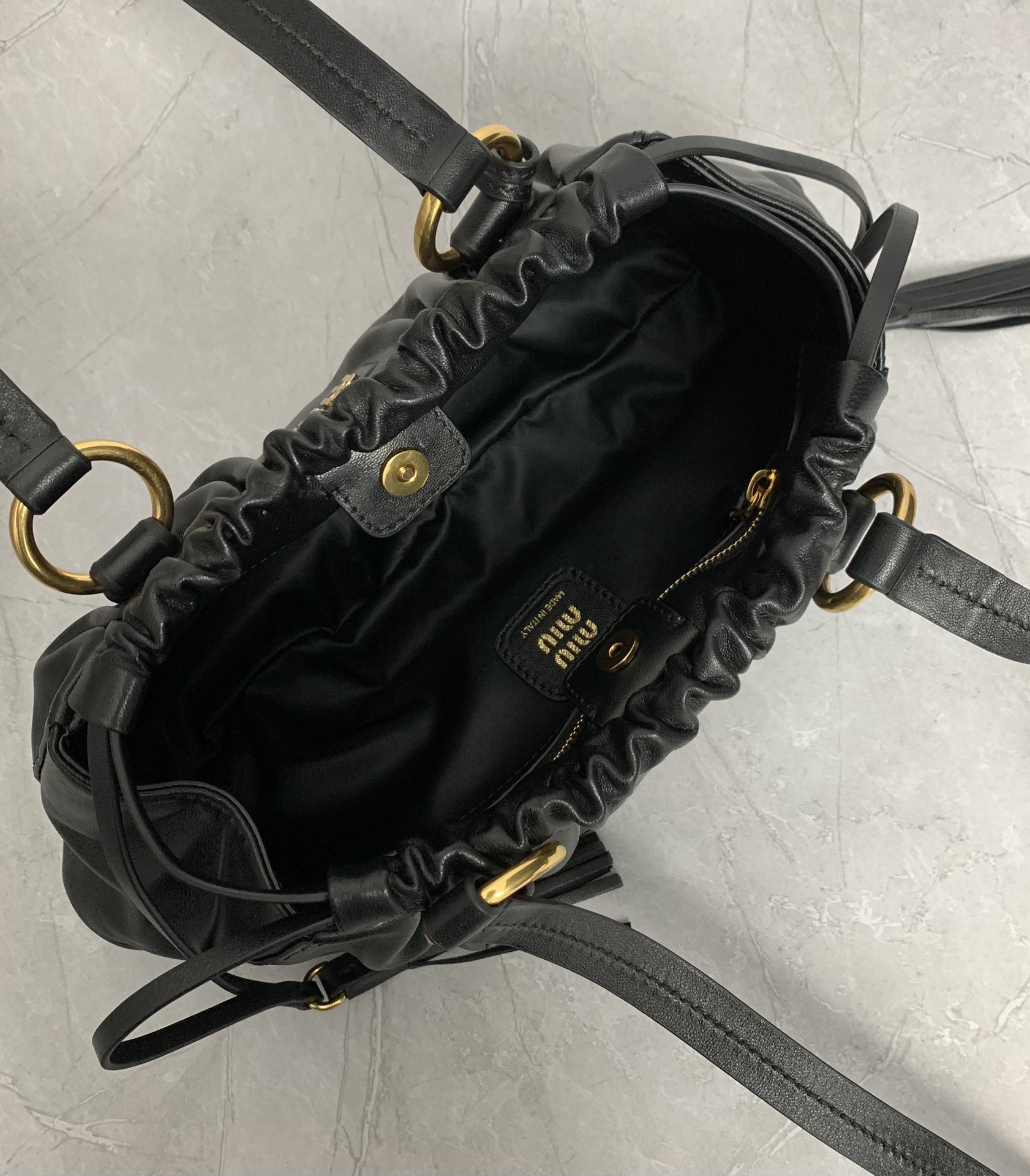 Miumiu Joie Nappa Leather Bag