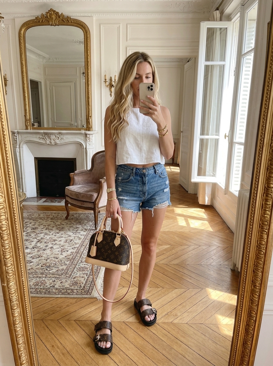 Louis Vuitton LV Alma BB & Buckle Slides Set - KAIROO