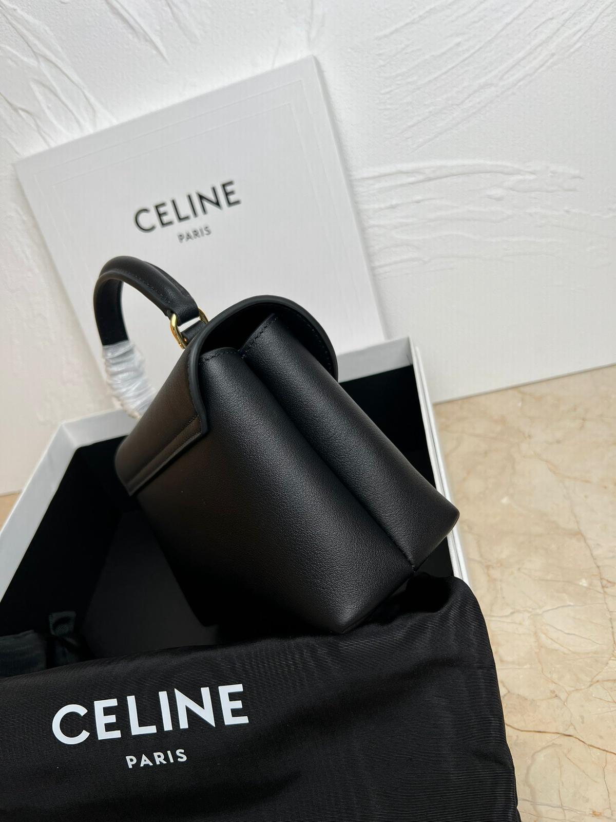 Celine Black Kelly handbag Bags
