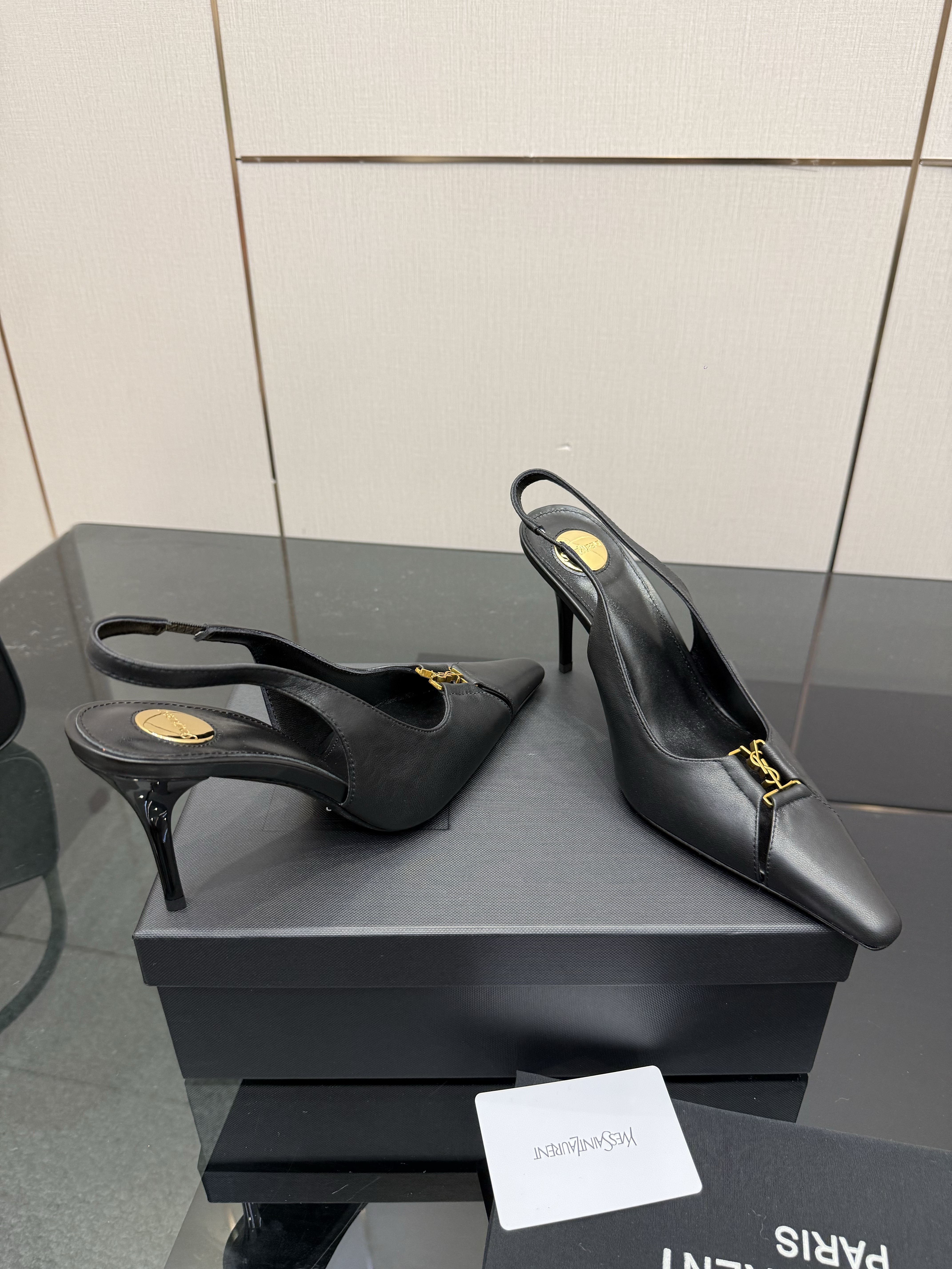 Saint Laurent Babylone Breteui Slingback