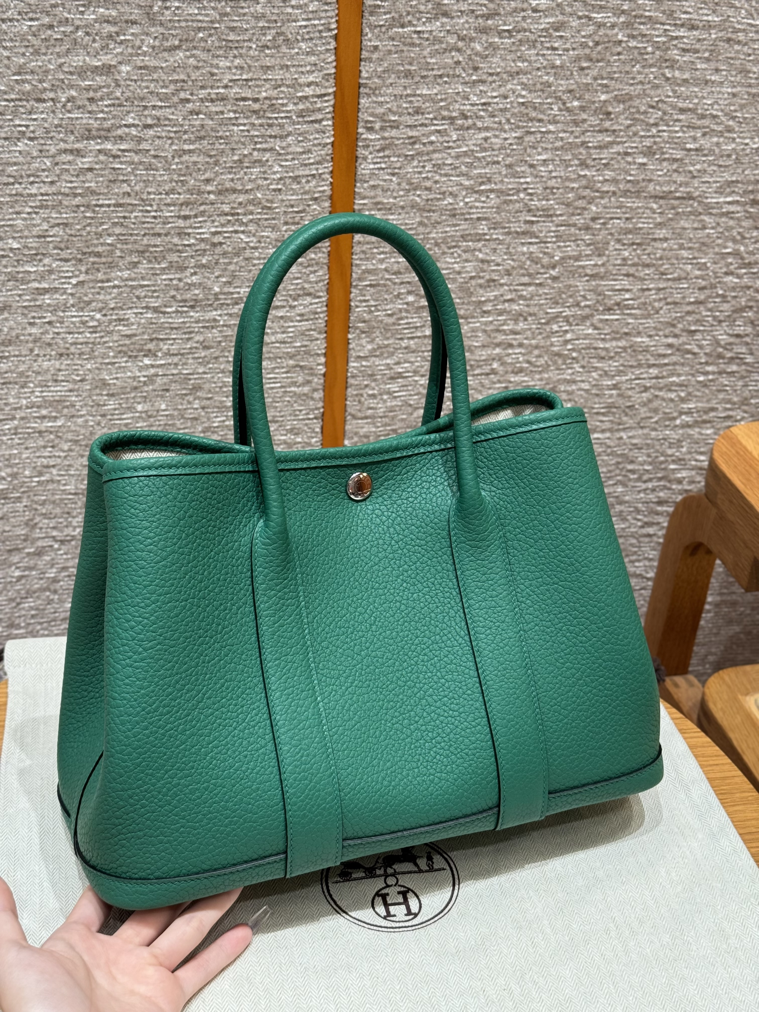 Hermes Vert Vertigo Negonda Garden Party 30 TPM