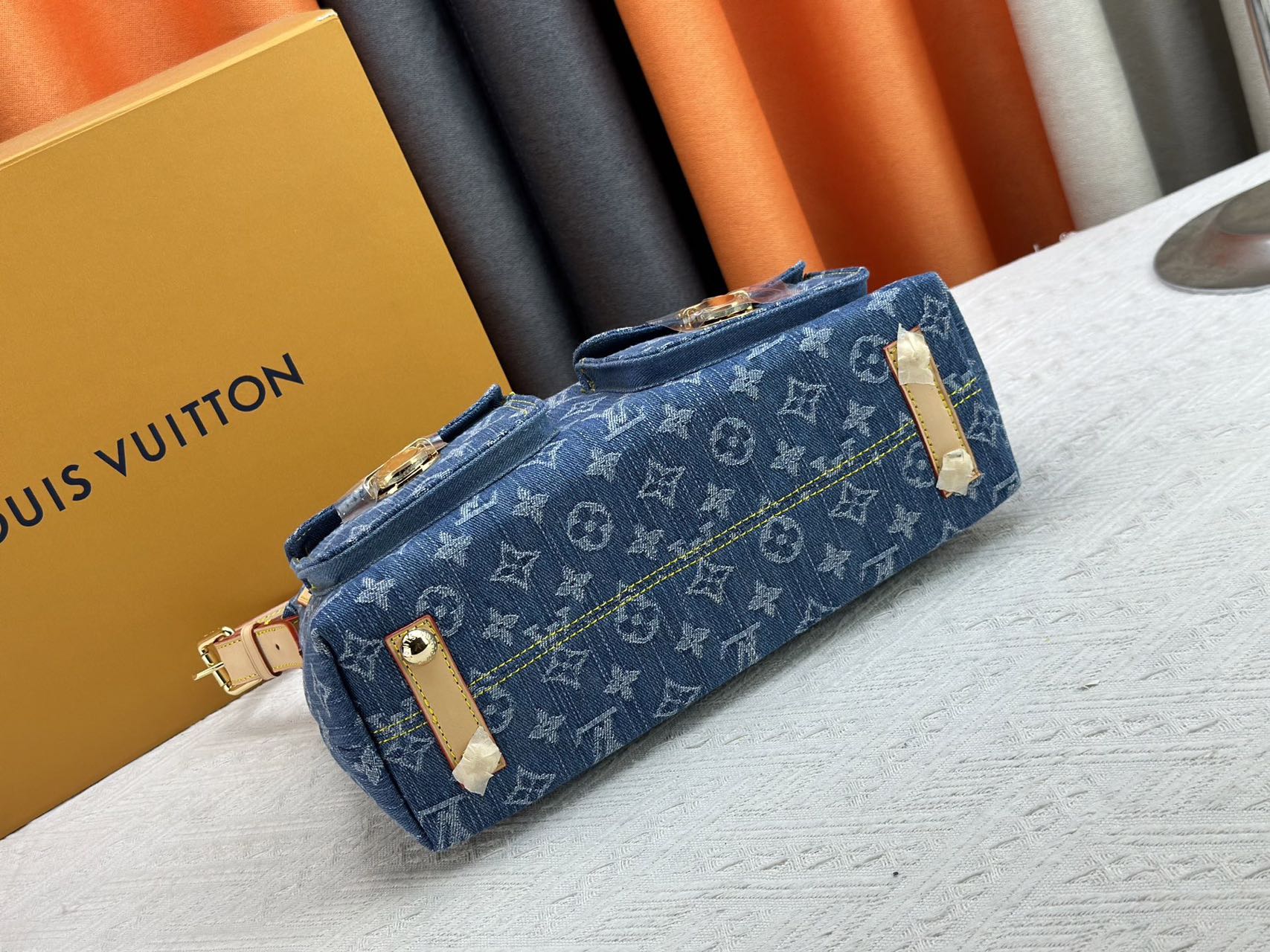 Louis Vuitton M44464 M44450 new denim handbags