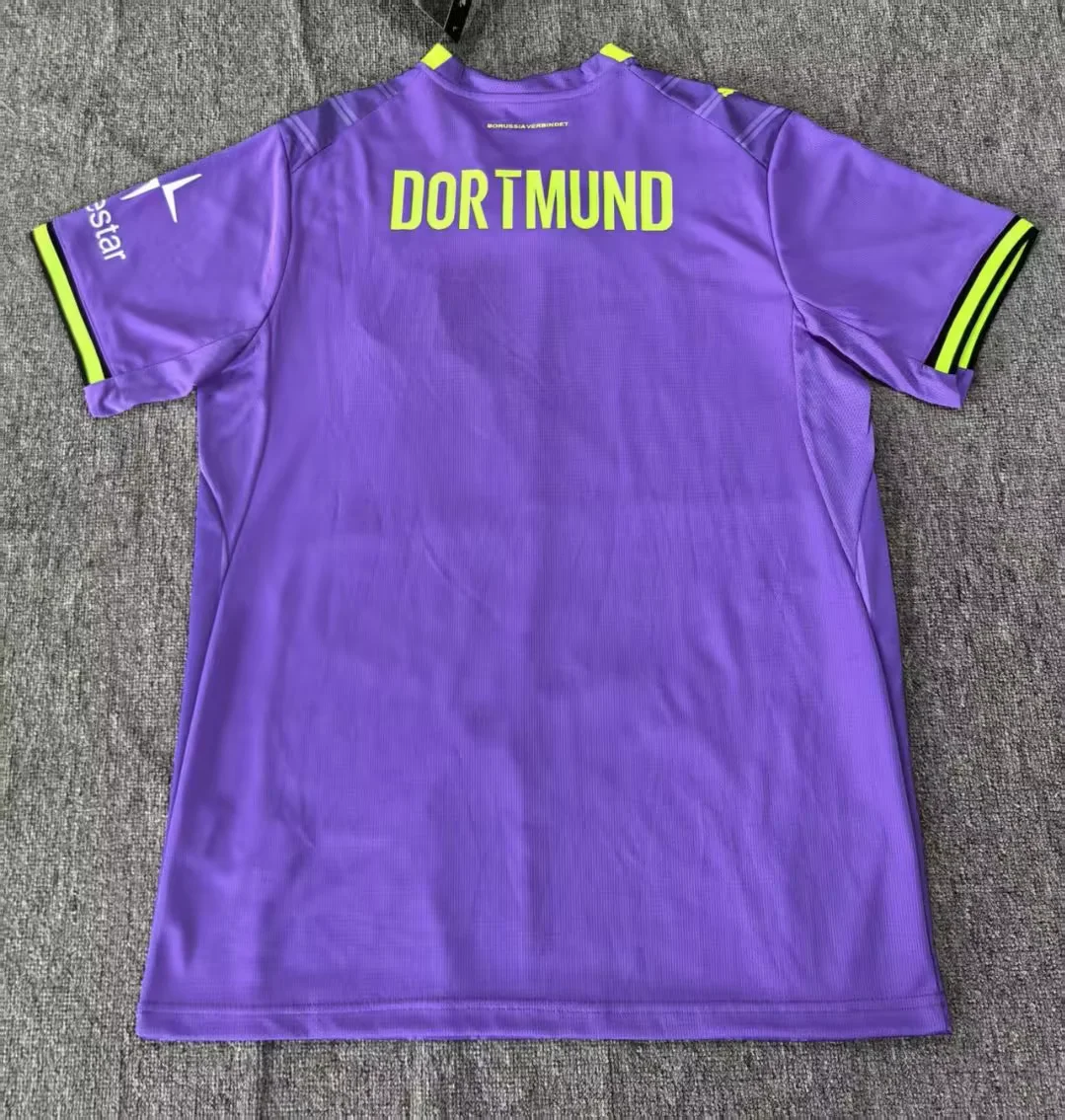 2026/2027 BVB Home Purple Fans Football Shirt 1:1 Thai Quality