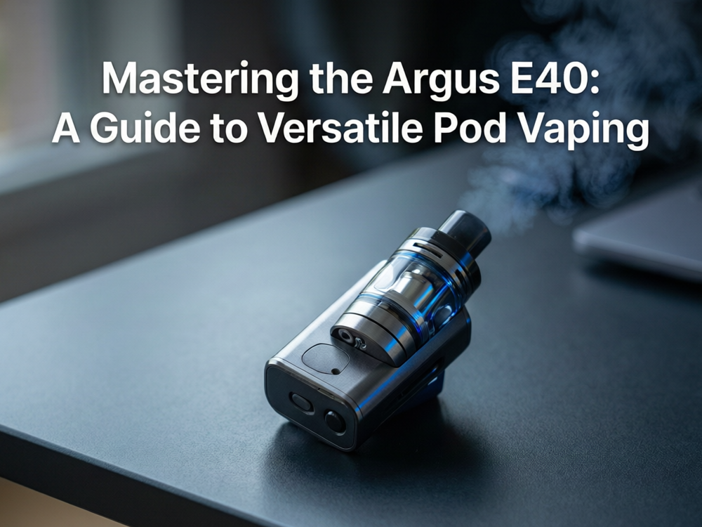 Mastering the Argus E40: A Guide to Versatile Pod Vaping