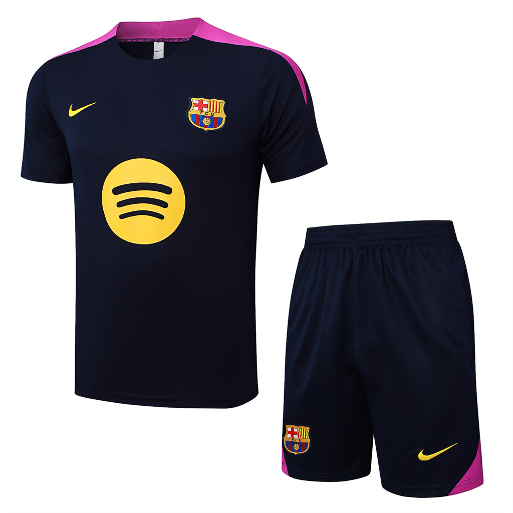 Barcelona Training Short Sleeve Suit 25/26 | Soc Jersey - Premium Football Jersey