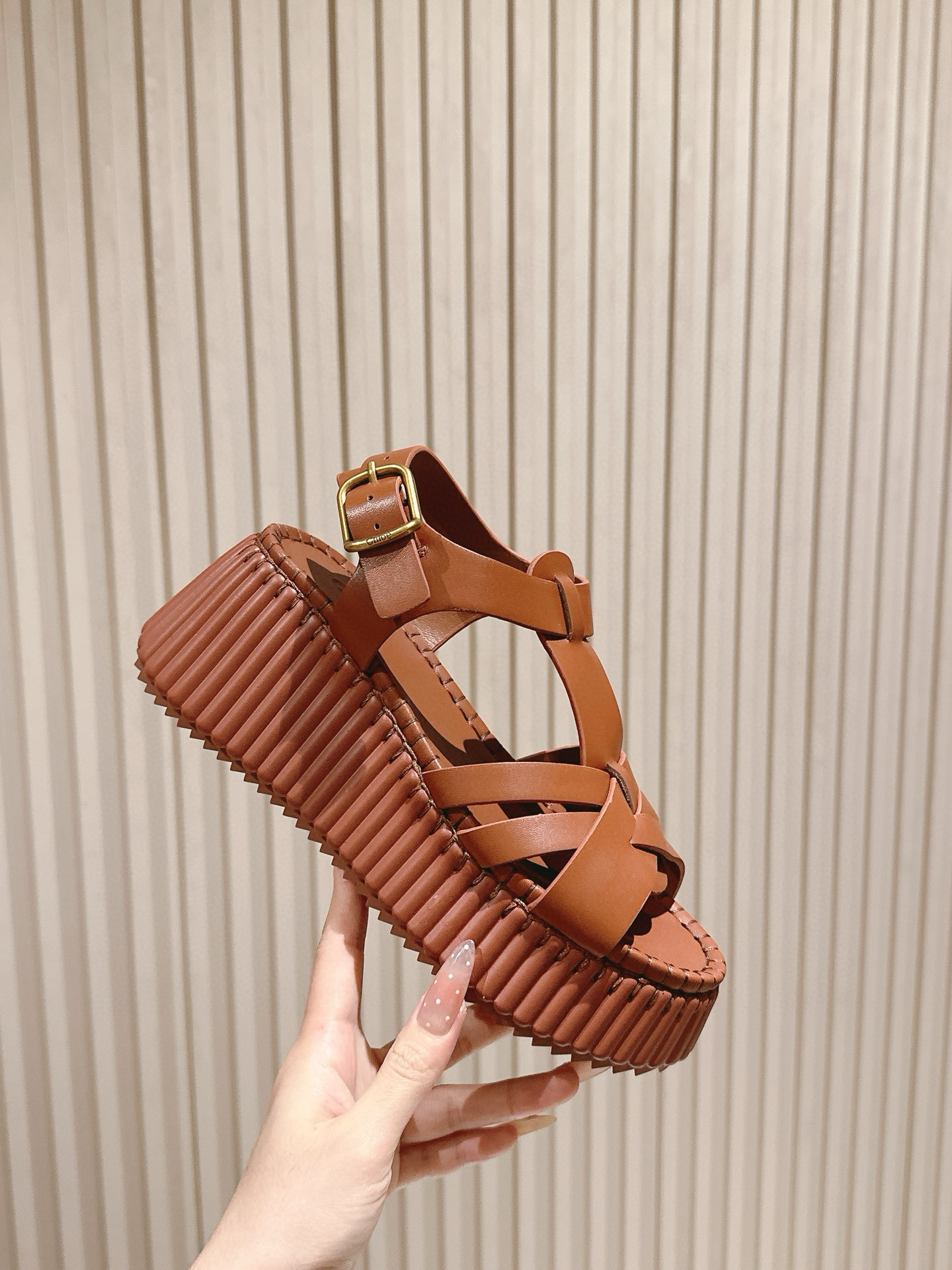 Chloe Nama Wedge Sandal
