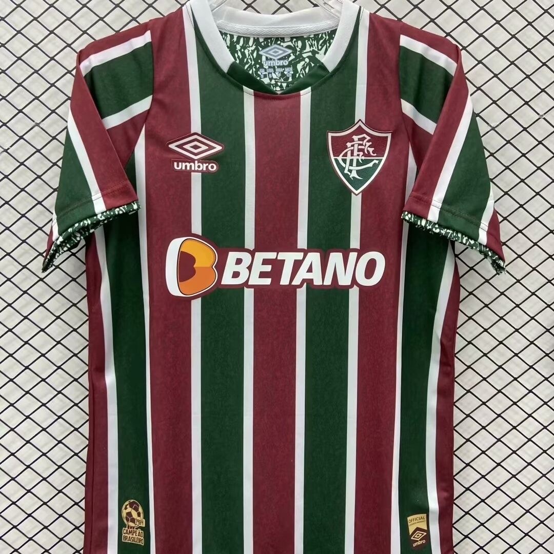 Short-sleeved 2425 Thai style casual new style shirt, Fluminense home football jersey