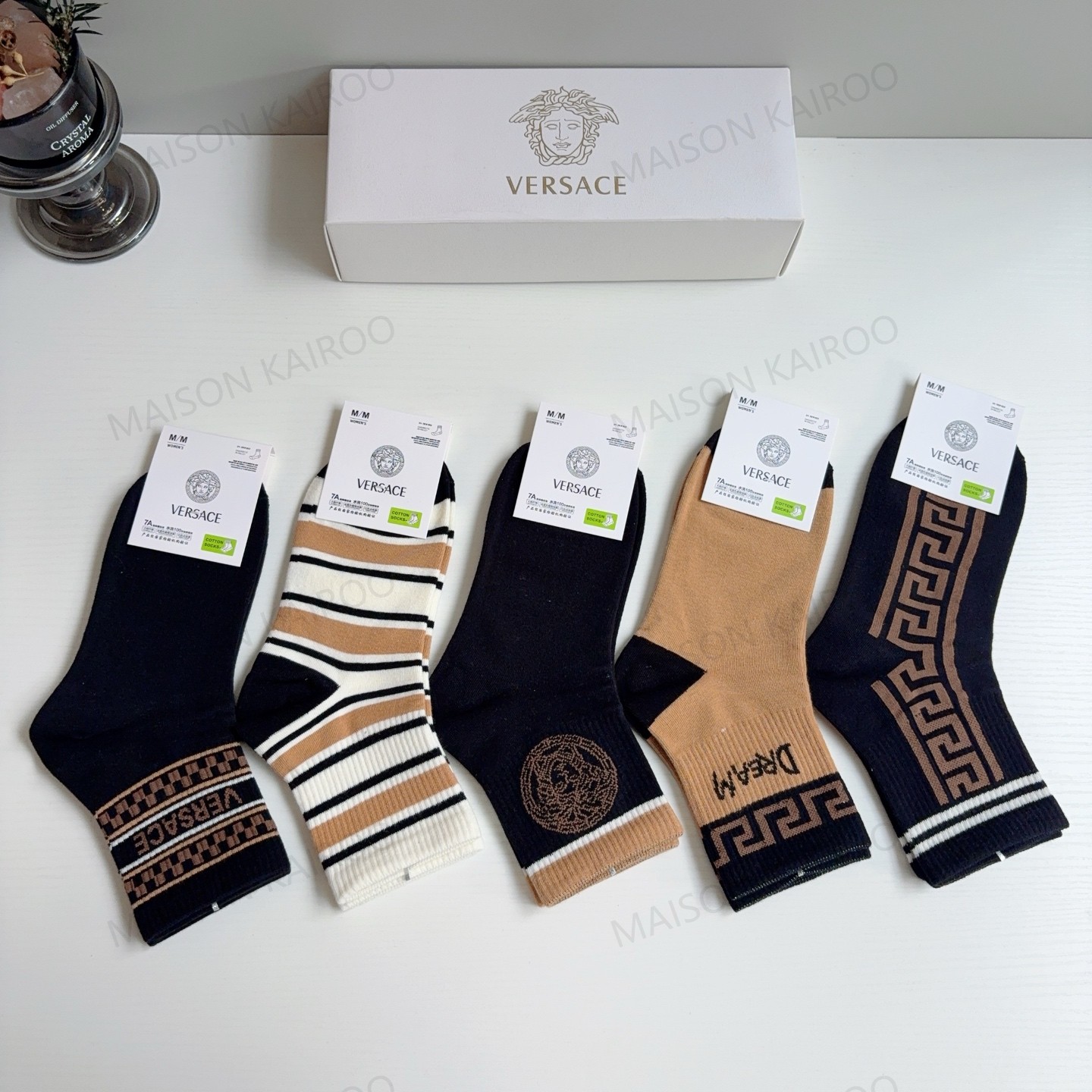 Versace Socks 5-Pack - KAIROO