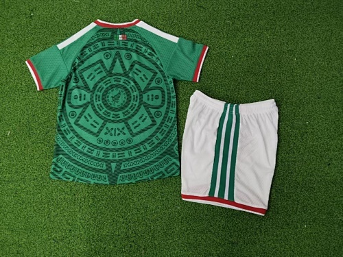 Player Kids Mexico 2026 Werld Cup Home Kit 16-28