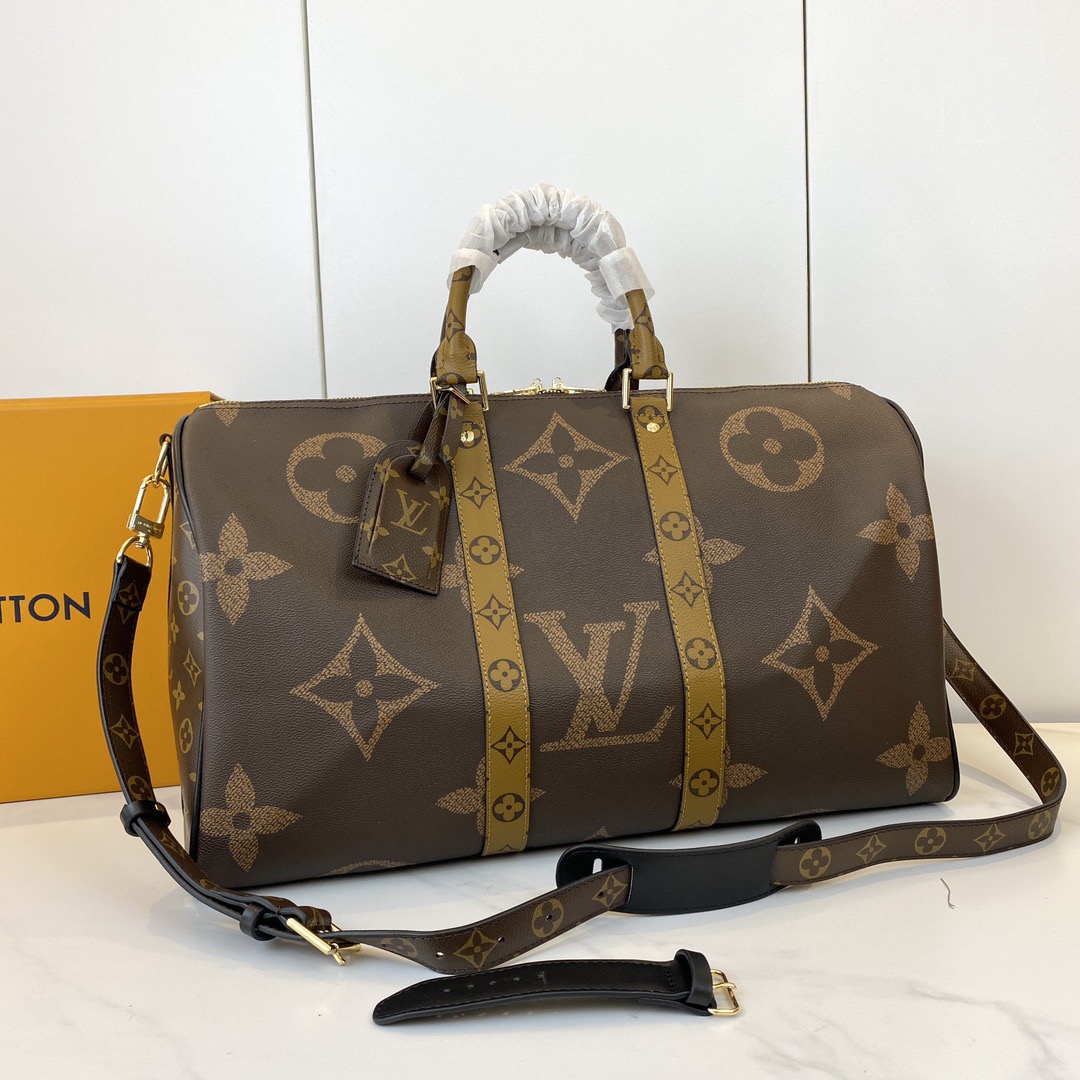 Louis Vuitton LV Keepall Bandouliere 45 Travel Bag