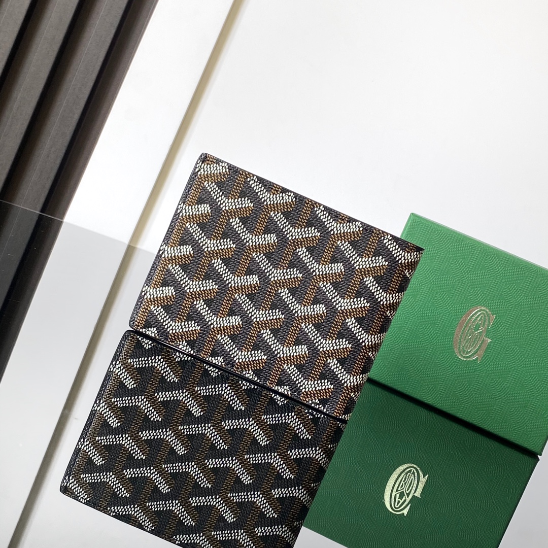 复制Goyard Black Saint-Florentin Compact Wallet