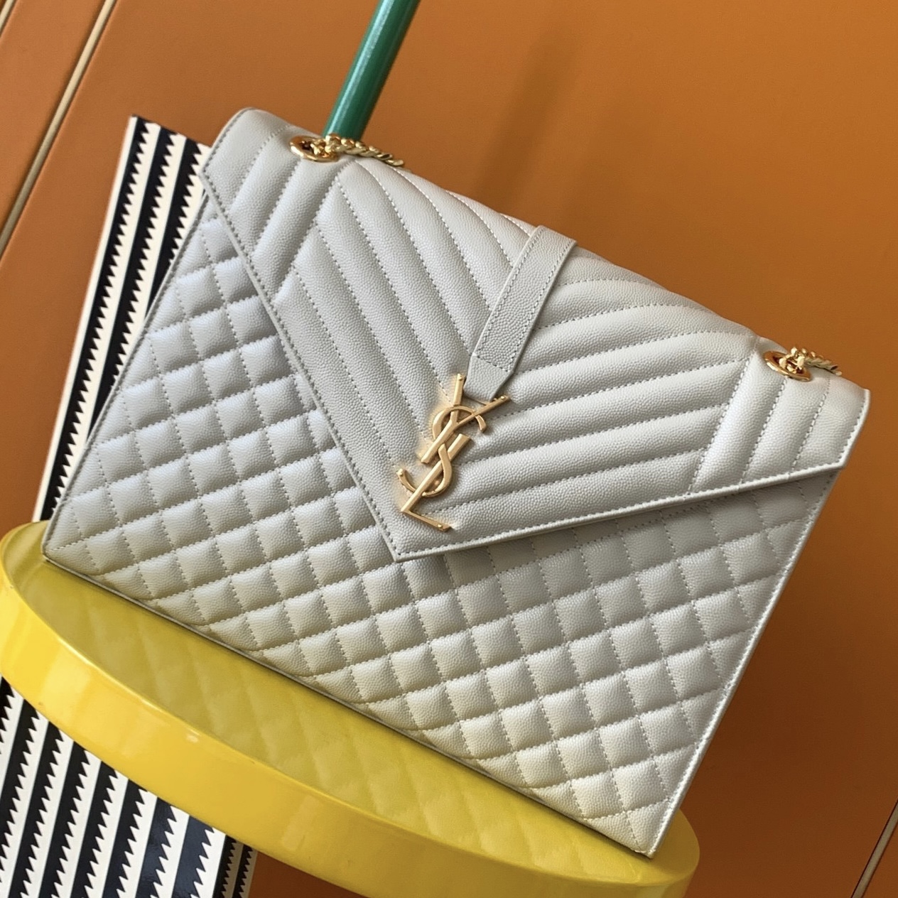 SAINT LAURENT YSL Envelope Shouder Bag Large