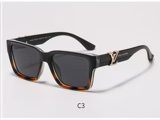 Louis Vuitton LV Super Vision Iconic Metal Logo Acetate Full-Rim Square Sunglasses Top quality - KAIROO