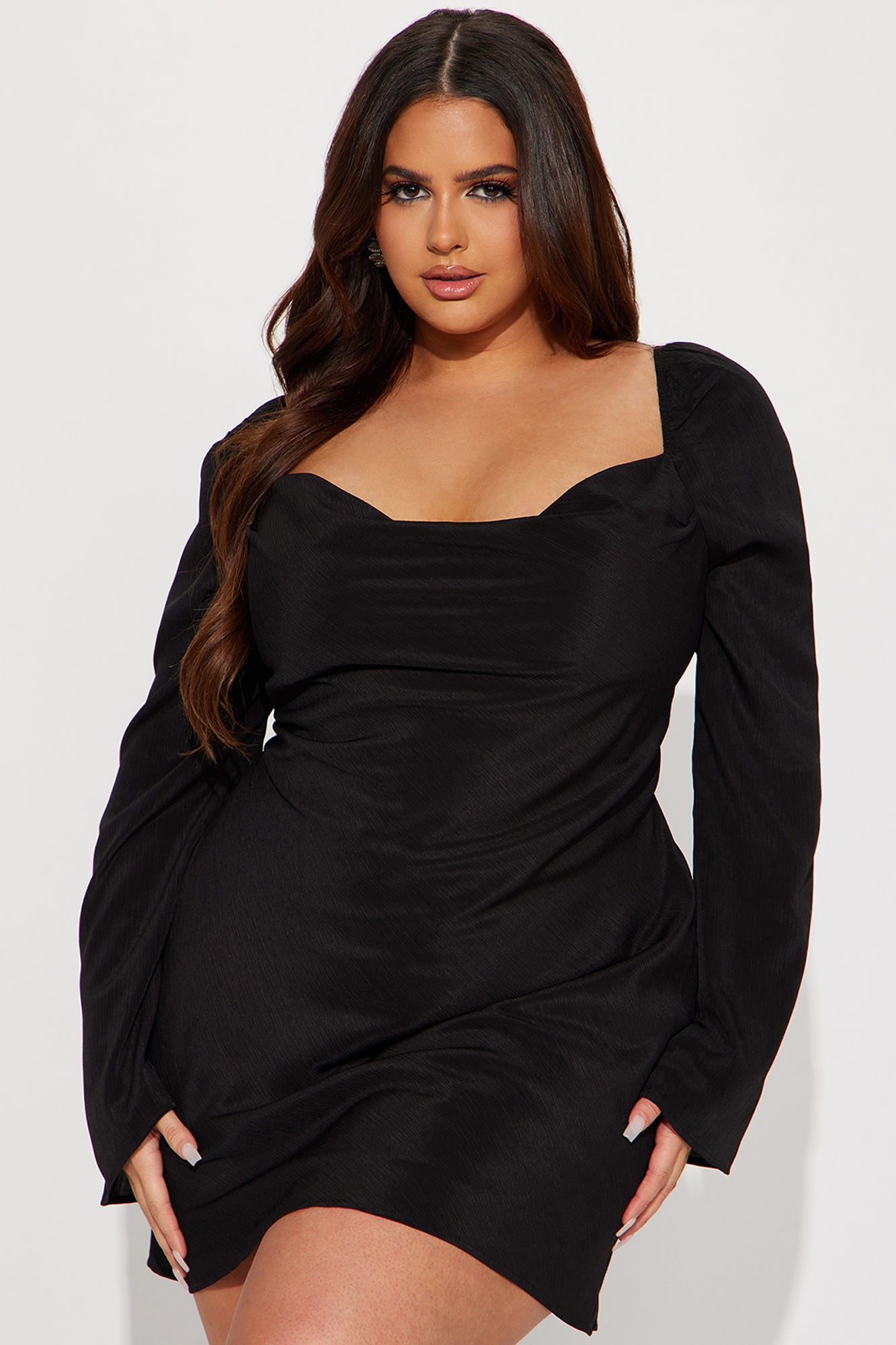 Sweet Honey Mini Dress - Black
