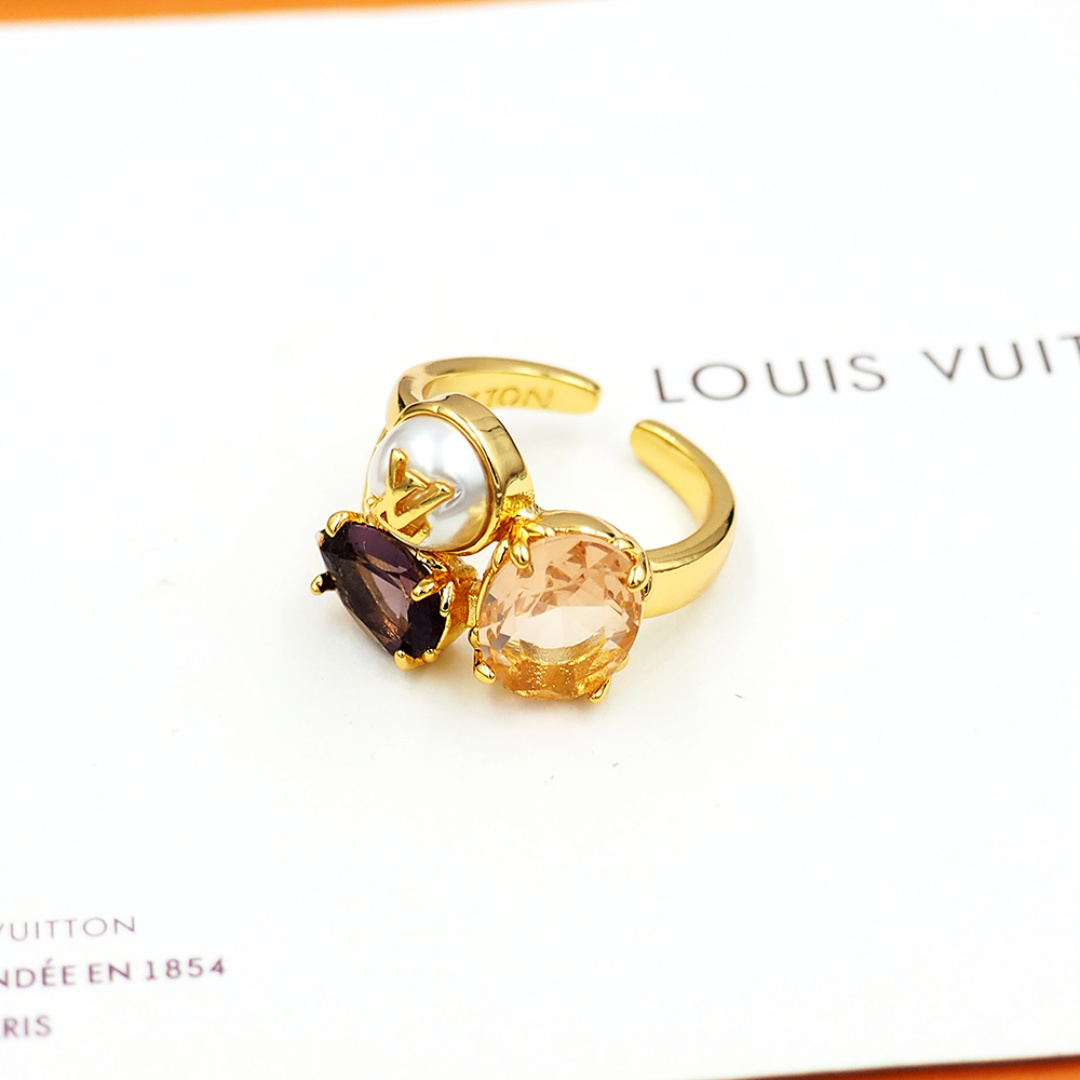 Women's LV Fashion Open Ring