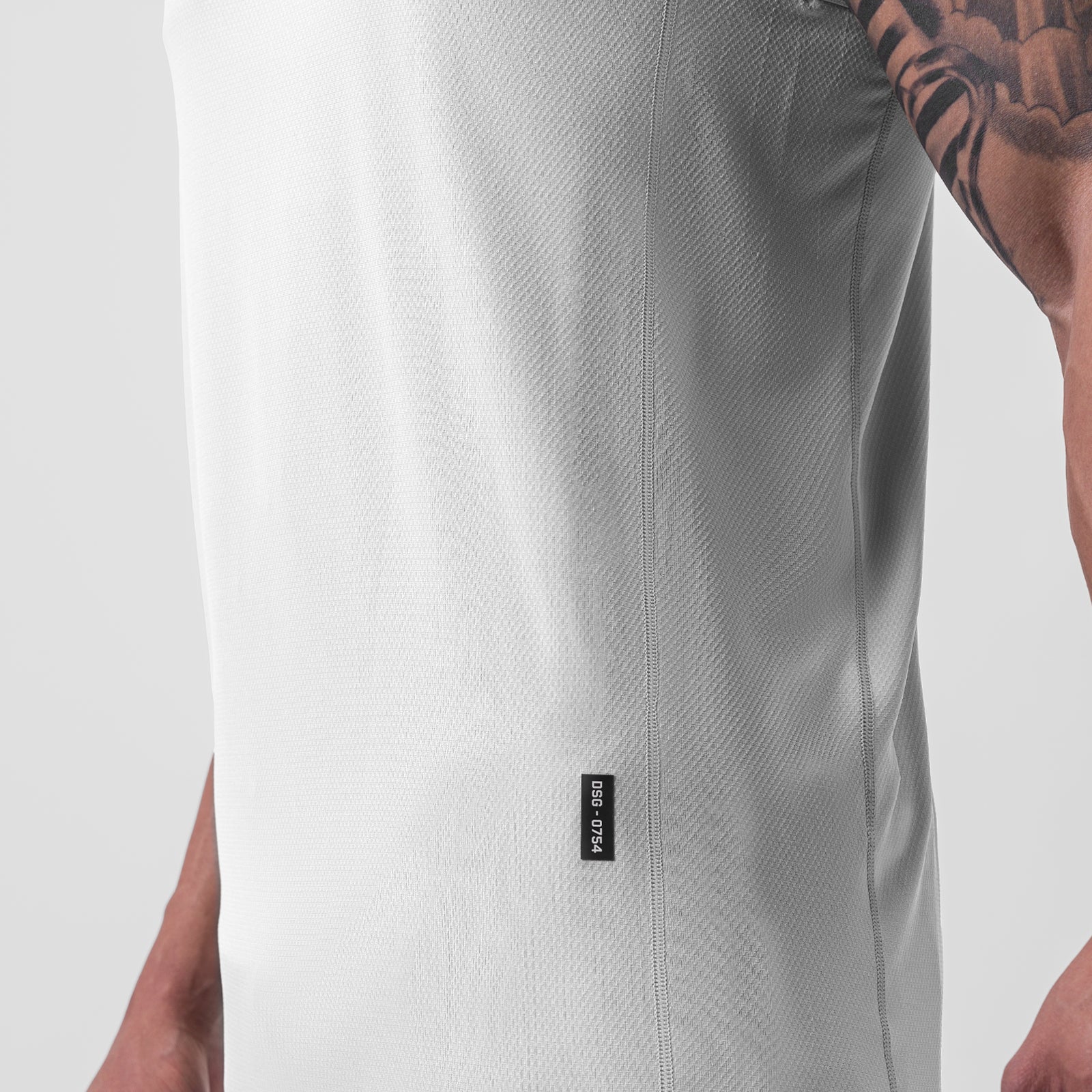 0754. AeroSilver Training Singlet - White