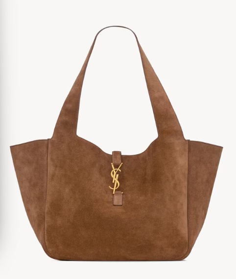 Saint Laurent Caramel Suede LE 5 À 7 Large Tote 763435