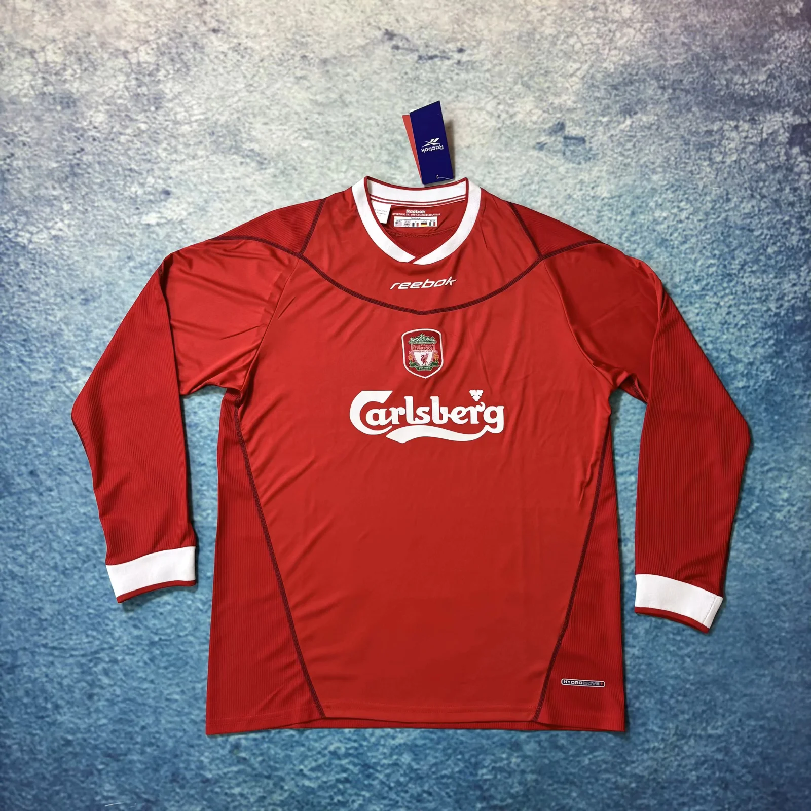 2002-04 Retro Long Levver Liver Pool Home Red Fans Football Shirt 1:1 Thai Quality
