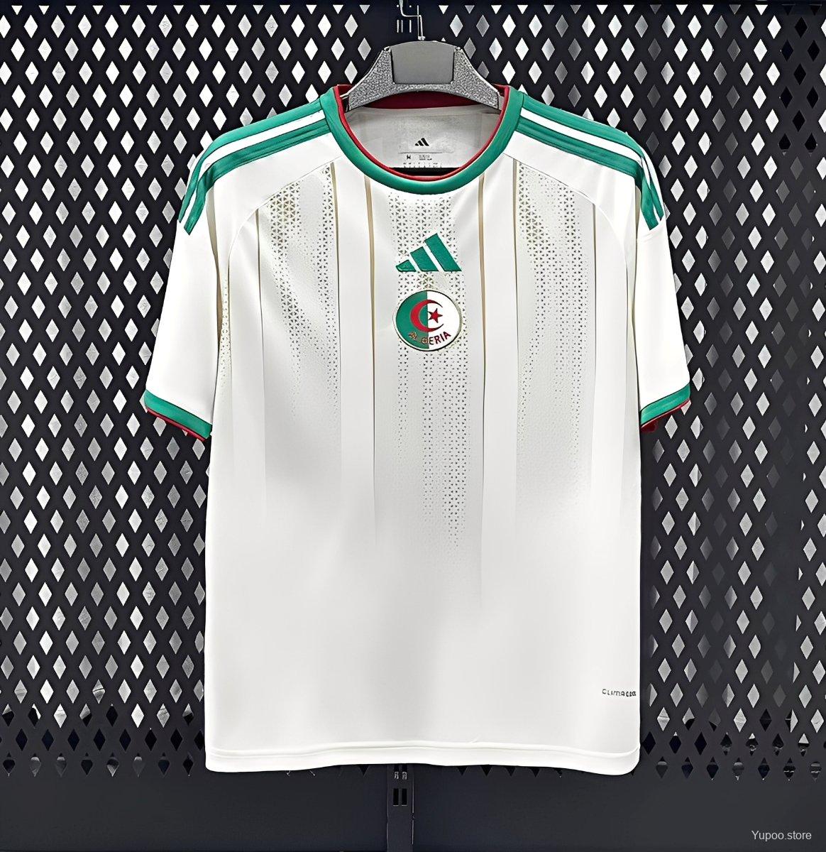 2026 Algeria Home White world cup Jersey Fan