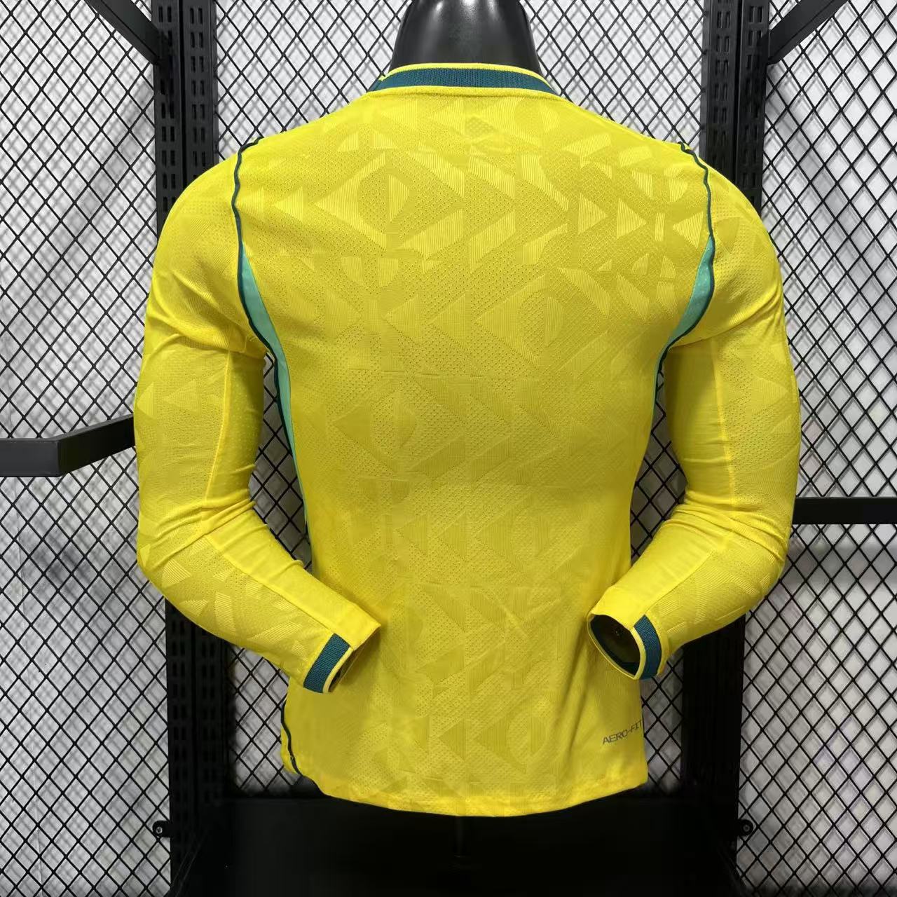 Player Version 2026 Brazil Home Long sleeves Jersey S-4XL