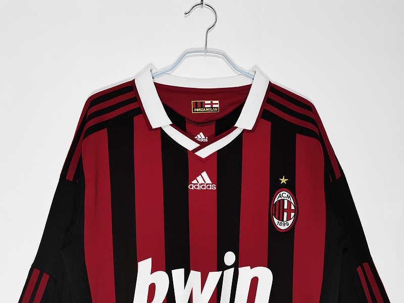 2009-10 AC Milan Home Retro Soccer Jerseys | Soc Jersey - Premium Football Jersey