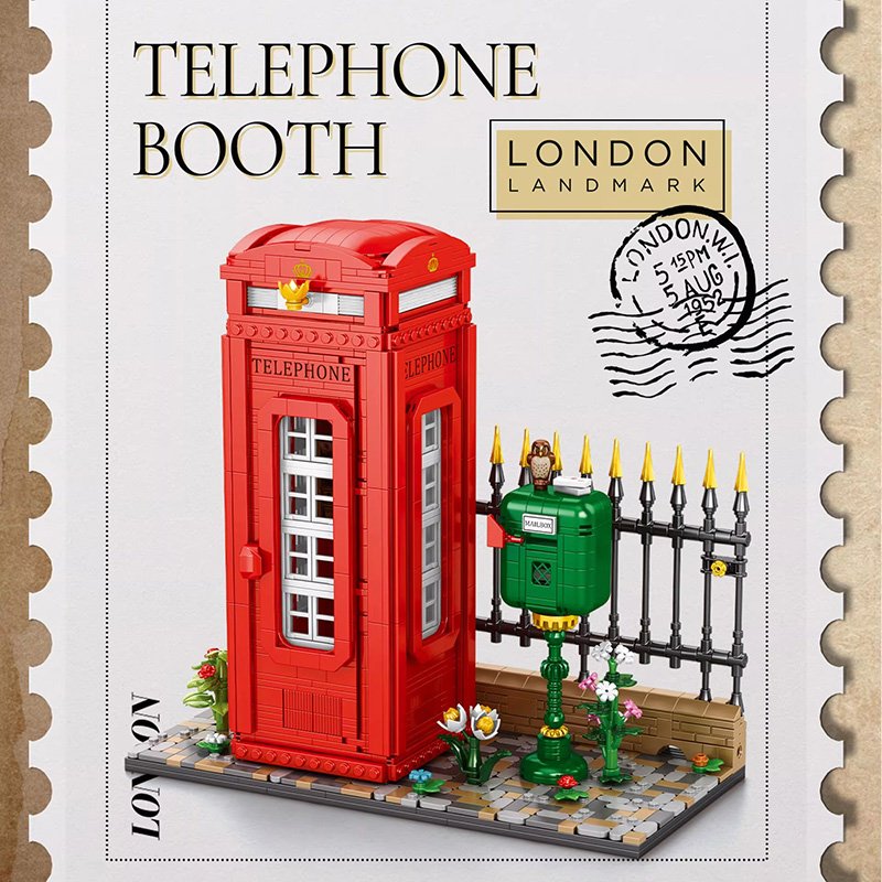 ReoBrix 66609 - Telephone Booth