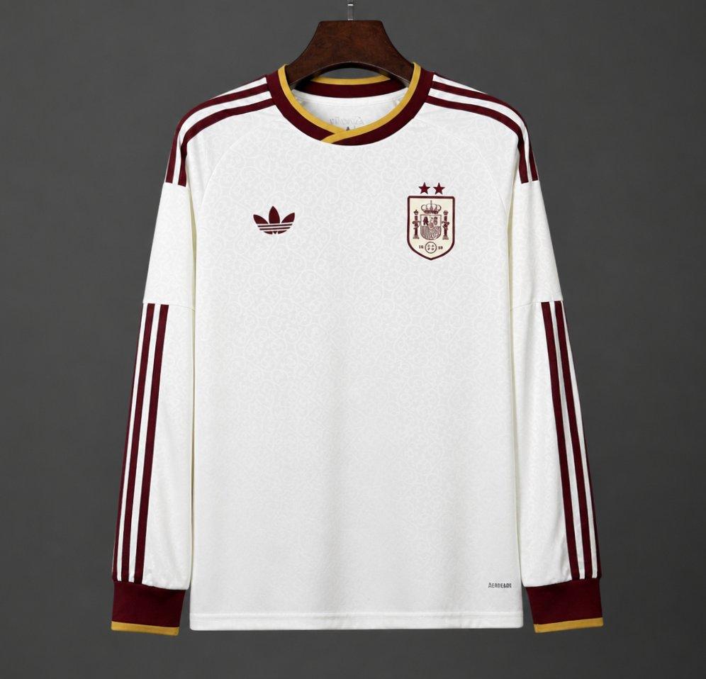 （Two stars）2026 World Cup Spain Away Jersey Long Sleeves S-4XL