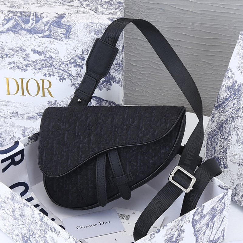 Dior SADDLE Bag Mini Saddle Bag with Original Bo*