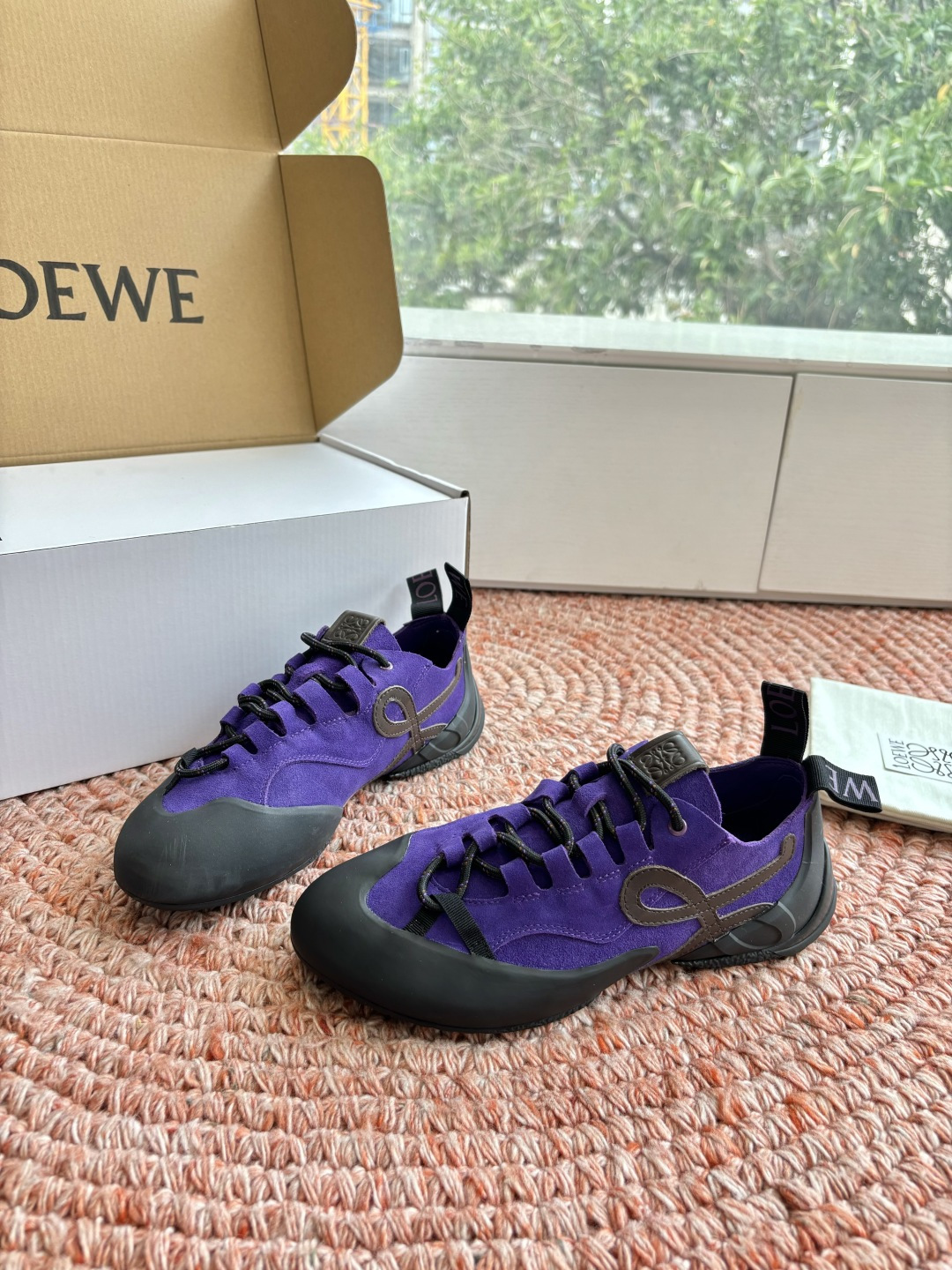 Loewe Grip Suede Sneaker