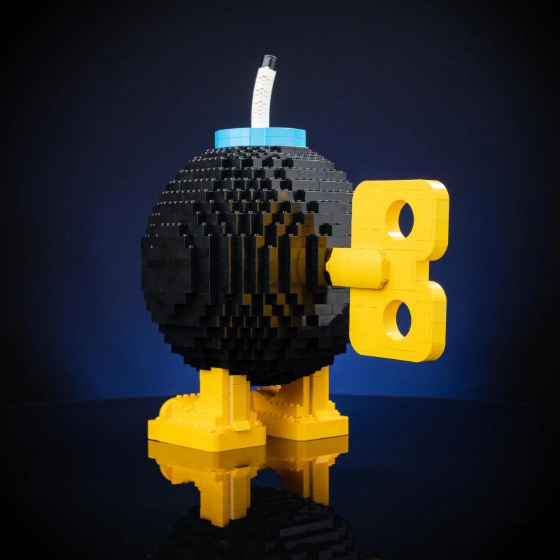 1393Pcs Super Mario MOC Bob-Omb