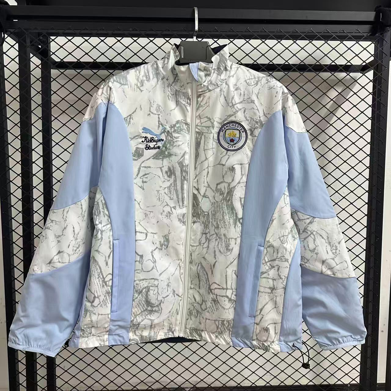 Manchester City Double-Sided Training Windbreaker 2025 | Soc Jersey - Premium Football Jersey