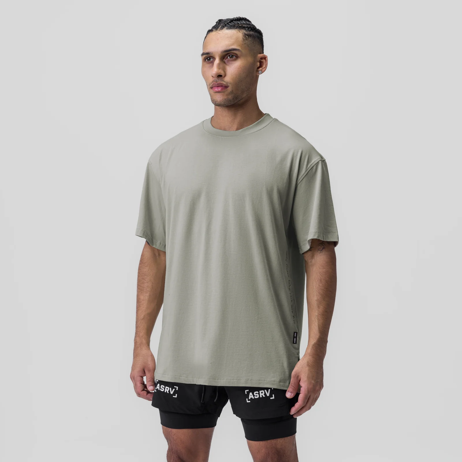 0824. Supima Oversized Tee - Sage