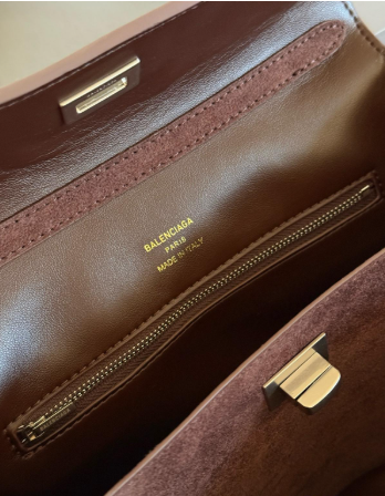 Balenciaga chamois leather handbag