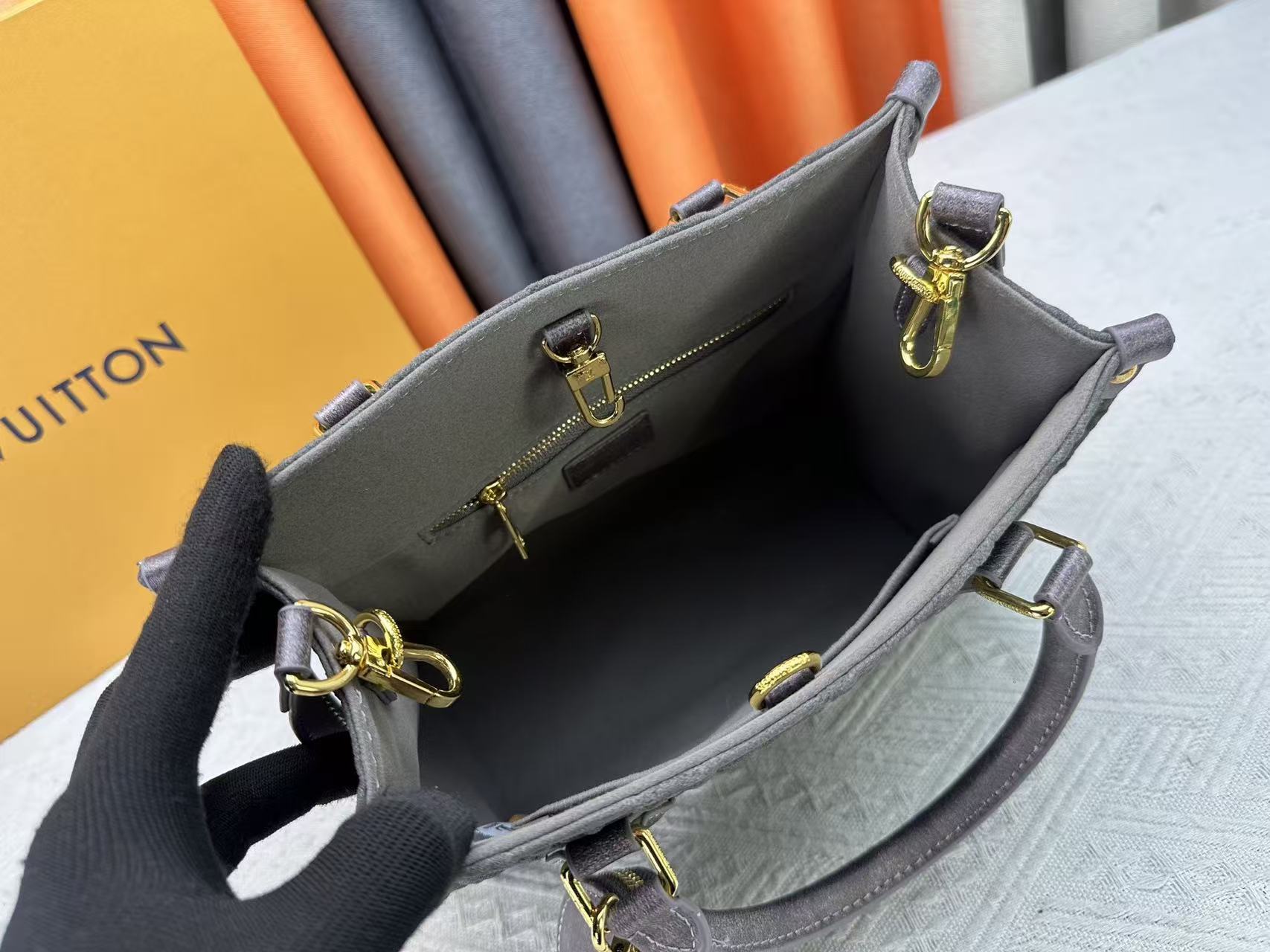 Louis Vuitton LV embossed OnTheGo tote