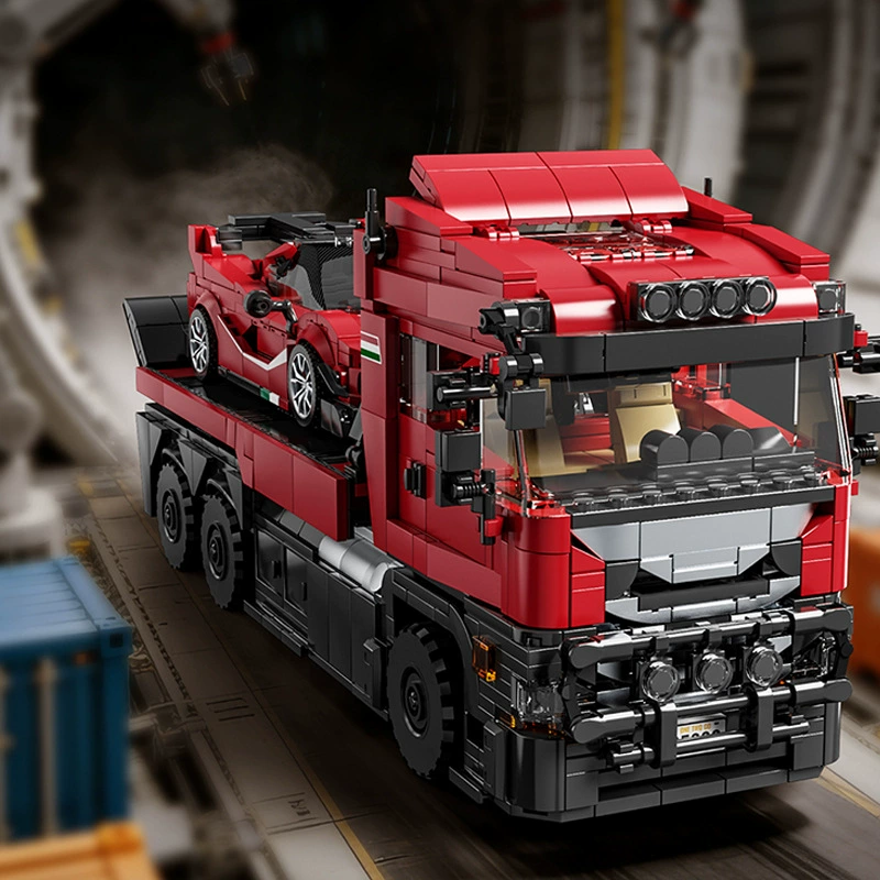 12GO 95002 - Scania Truck + LaFerrari FXX K Trailer