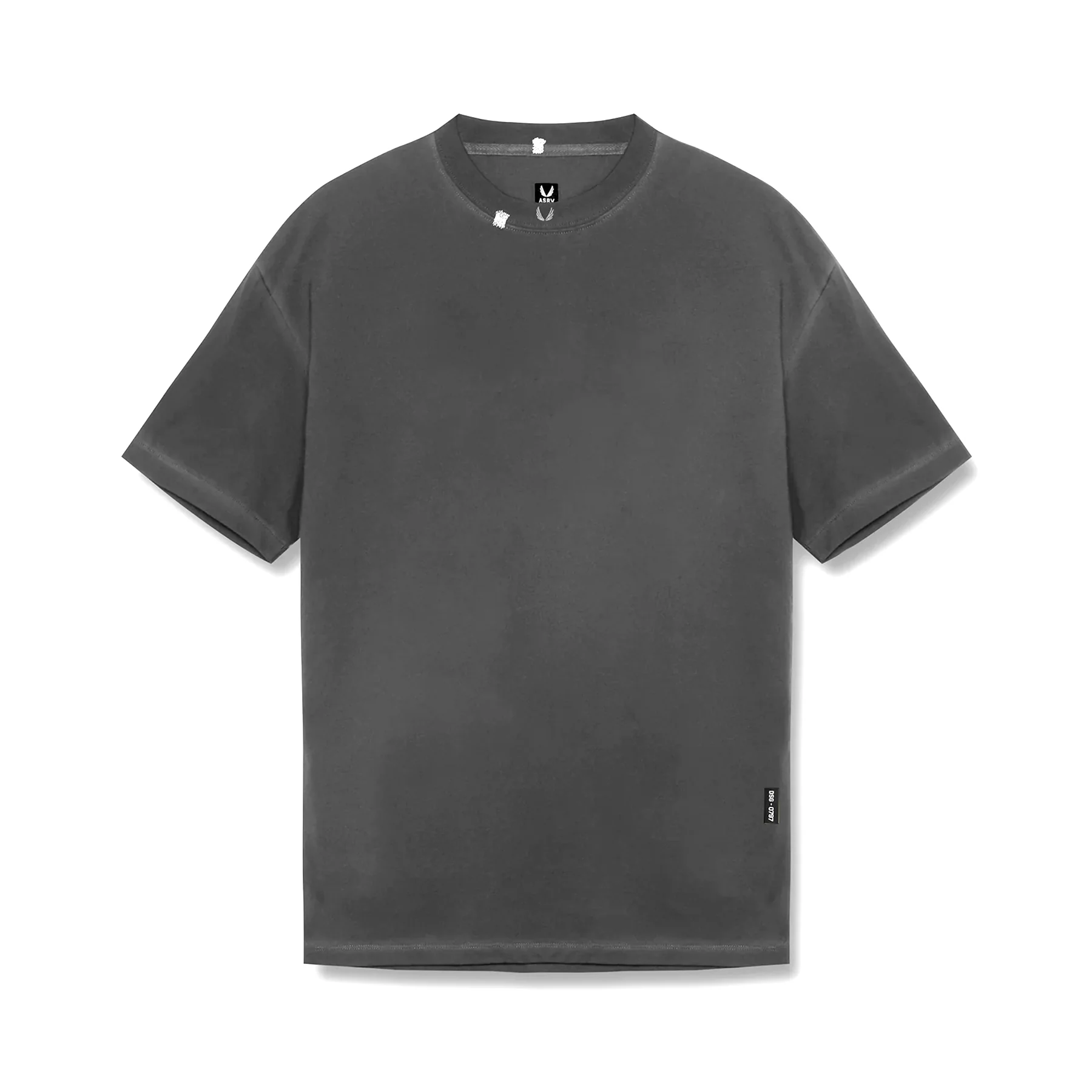 0797. Tech Essential Relaxed Tee - Faded Grey