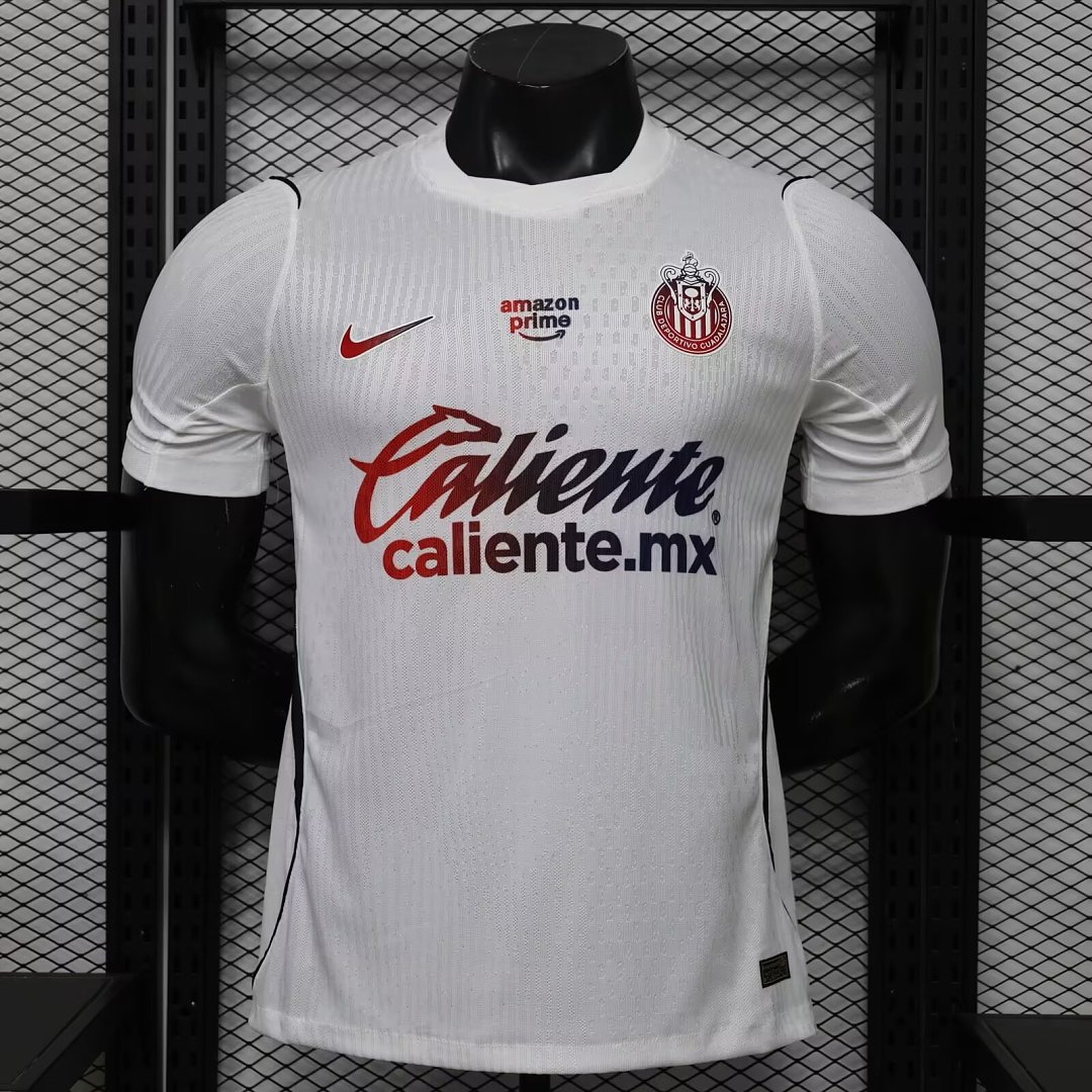 Player Version 26/27 Chivas Guadalajara Away White Jersey S-4XL